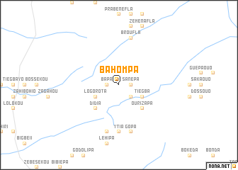 map of Bahompa