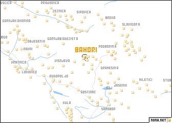 map of Bahori