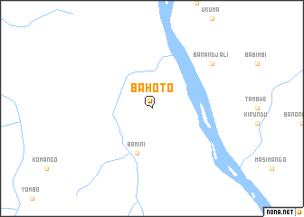 map of Bahoto