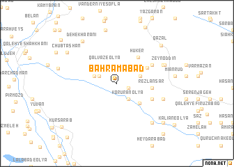 map of Bahrāmābād