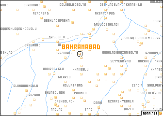 map of Bahrāmābād