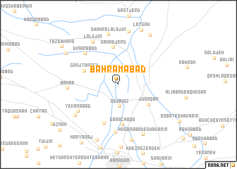 map of Bahrāmābād