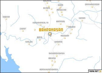 map of Bahrām \