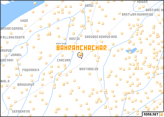 map of Bahrām Chāchar