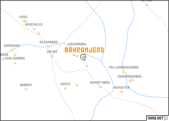 map of Bahrāmjerd