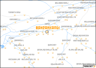 map of Bahrām Kandī