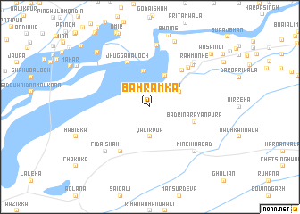 map of Bahrāmka