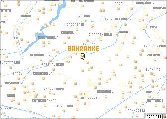 map of Bahrāmke