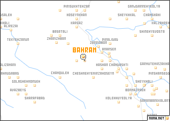 map of Bahrām
