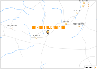 map of Baḩrat al Qadīmah