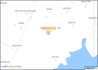 map of Bahreh