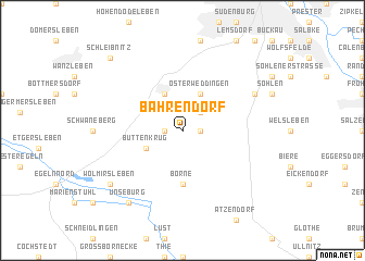 map of Bahrendorf