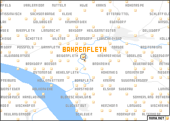 map of Bahrenfleth