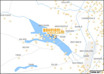 map of Bahriāni