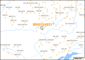 map of Bāhri Dheri