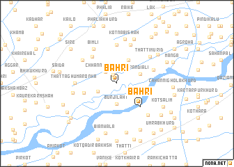 map of Bāhri