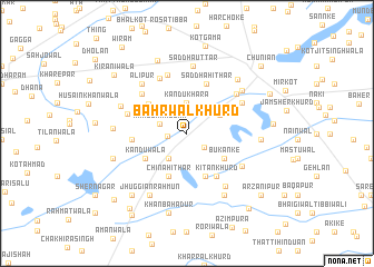 map of Bahrwāl Khurd