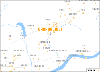 map of Bahrwāl Kili