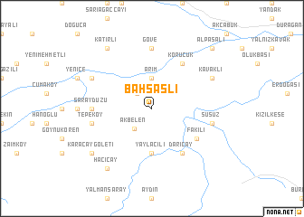 map of Bahşaşlı