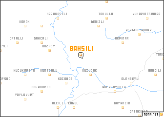 map of Bahşili