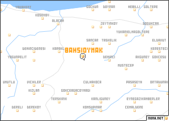 map of Bahşioymak