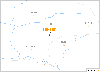 map of Bahtenī