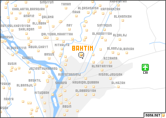 map of Bahtīm