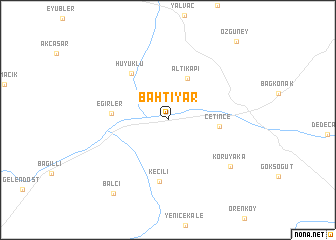 map of Bahtiyar