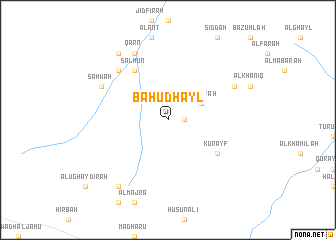 map of Bā Hudhayl