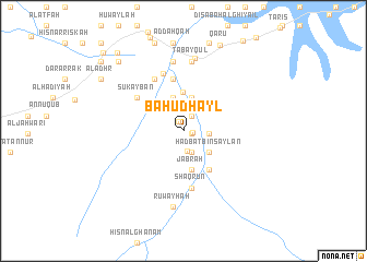 map of Bā Hudhayl