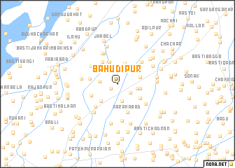 map of Bahudīpur