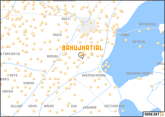 map of Bāhu Jhatiāl