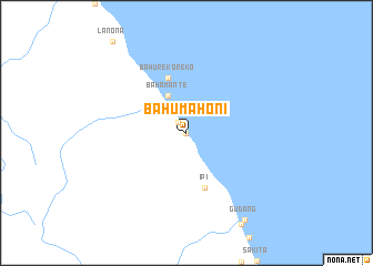 map of Bahu Mahoni