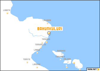 map of Bahunkuluri