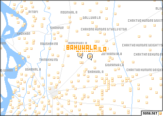 map of Bahuwāla