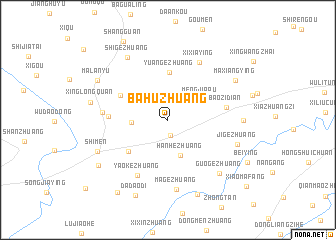 map of Bahuzhuang