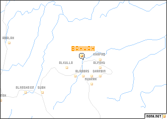 map of Bahwah