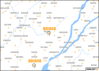 map of Baiama