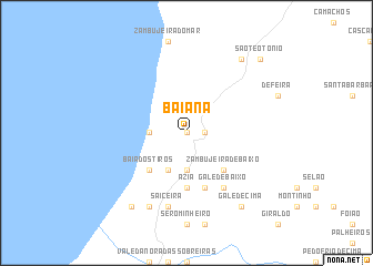 map of Baiana