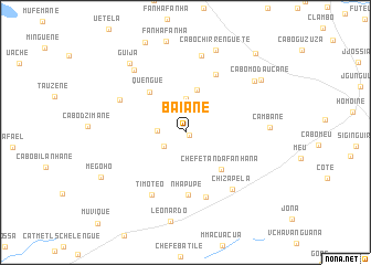 map of Baiane