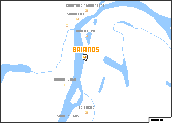 map of Baianos