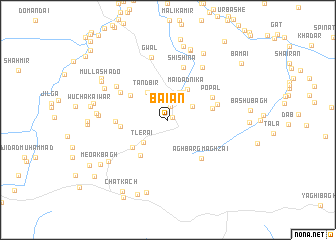 map of Baiān