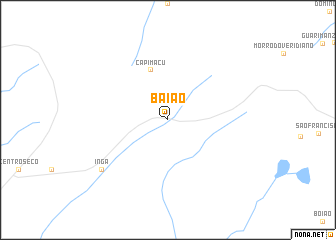 map of Baião