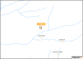map of Baião