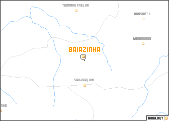 map of Baìazinha