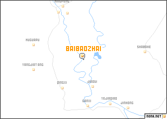 map of Baibaozhai