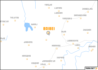 map of Baibei