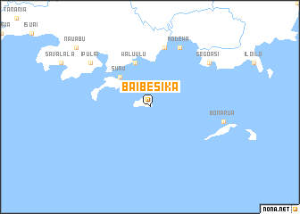 map of Baibesika