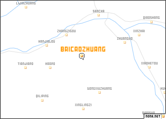 map of Baicaozhuang