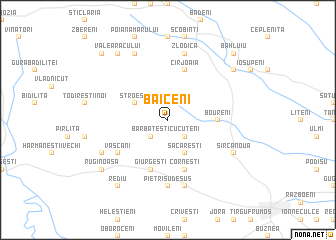 map of Băiceni